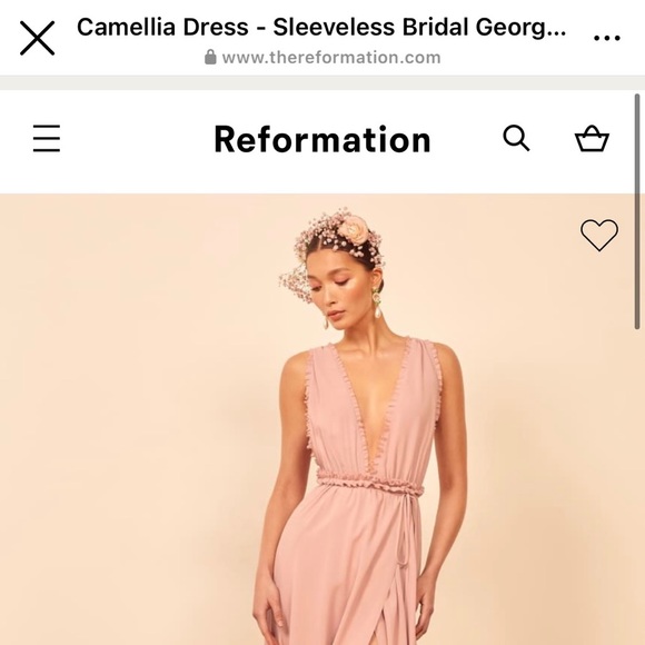 Reformation gown Clearance